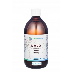 DMSO Dimetylosulfotlenek 99,9% CZDA 500ml